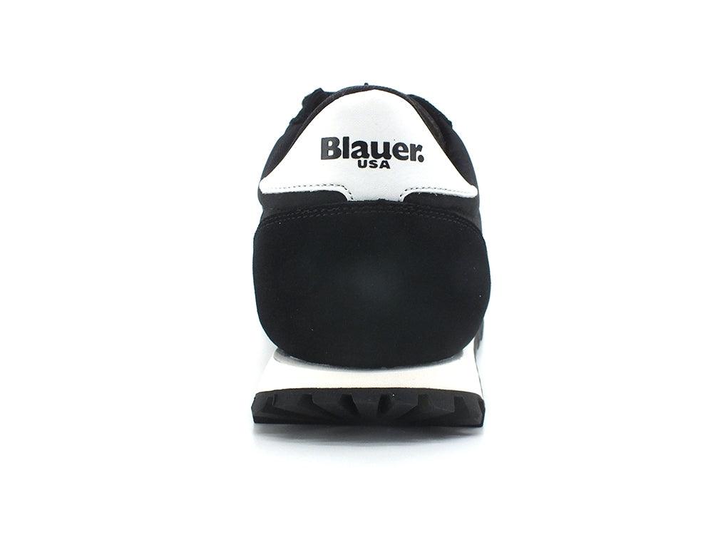 BLAUER Dawson 02 Sneaker Suede Black S2DASWON02 - Sandrini Calzature e Abbigliamento