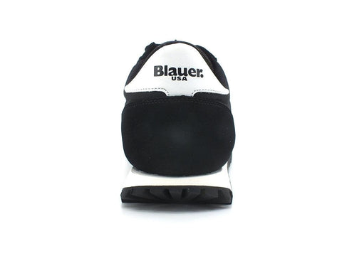 BLAUER Dawson 02 Sneaker Suede Black S2DASWON02 - Sandrini Calzature e Abbigliamento