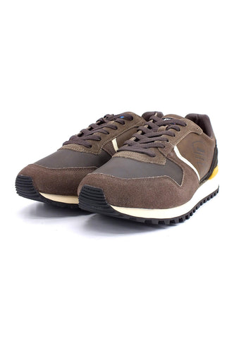 BLAUER Dixon 01 Sneaker Uomo Dark Brown Orange F2DIXON01 - Sandrini Calzature e Abbigliamento