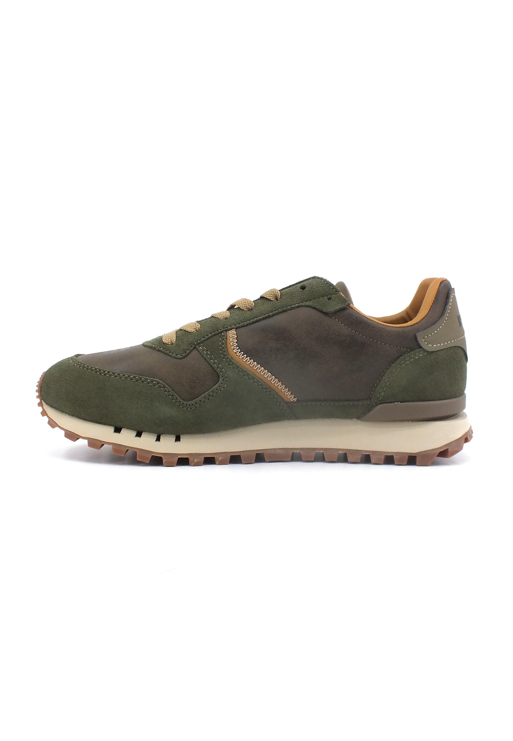 BLAUER Dixon02 Sneaker Uomo Elephant Verde F3DIXON02 - Sandrini Calzature e Abbigliamento