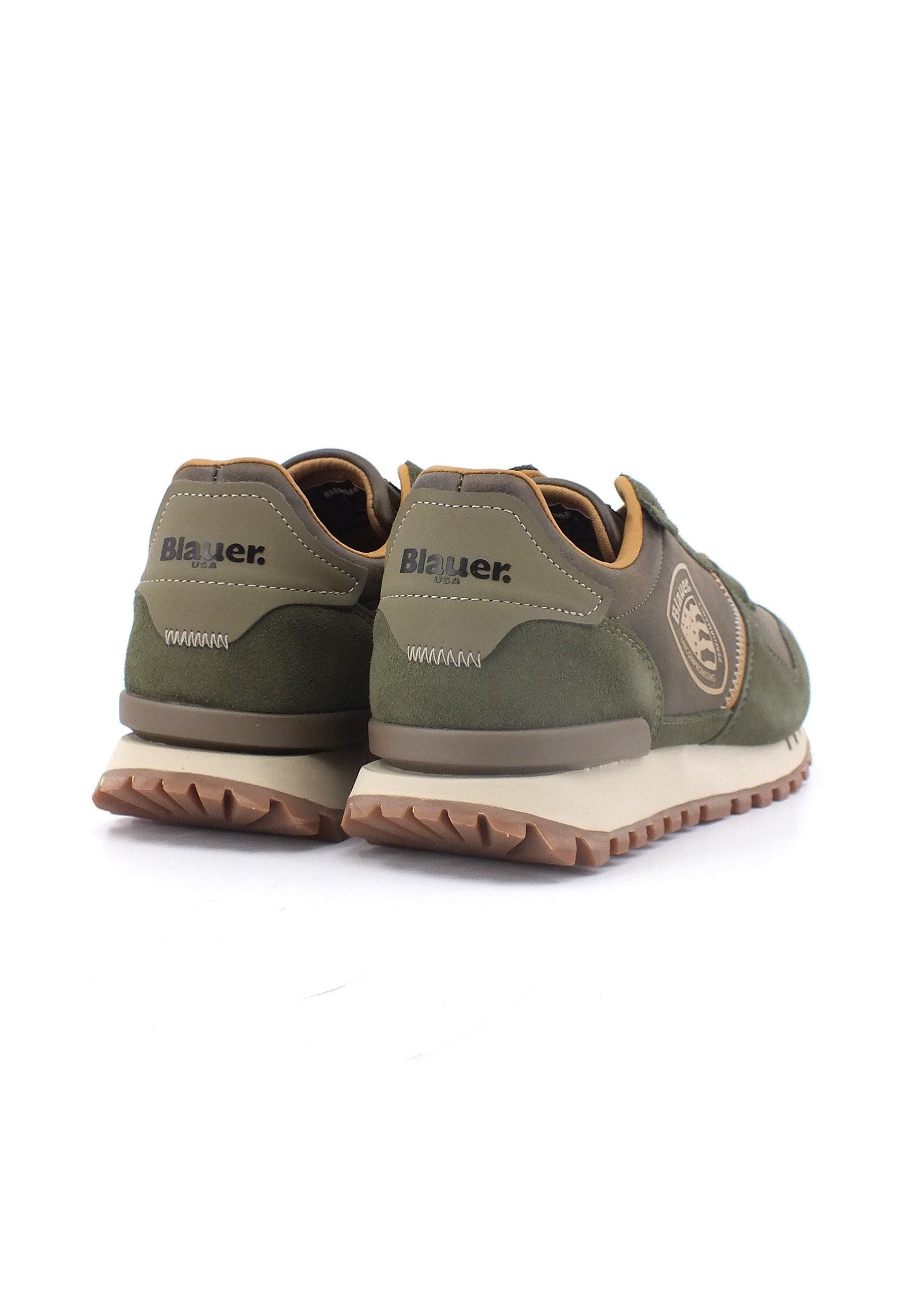 BLAUER Dixon02 Sneaker Uomo Elephant Verde F3DIXON02 - Sandrini Calzature e Abbigliamento