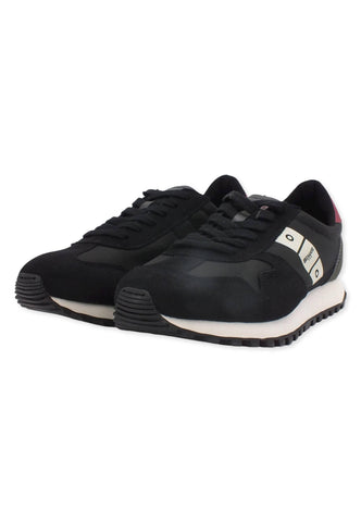 BLAUER Dowson02 Sneaker Uomo Black Dk Red F2DAWSON02 - Sandrini Calzature e Abbigliamento