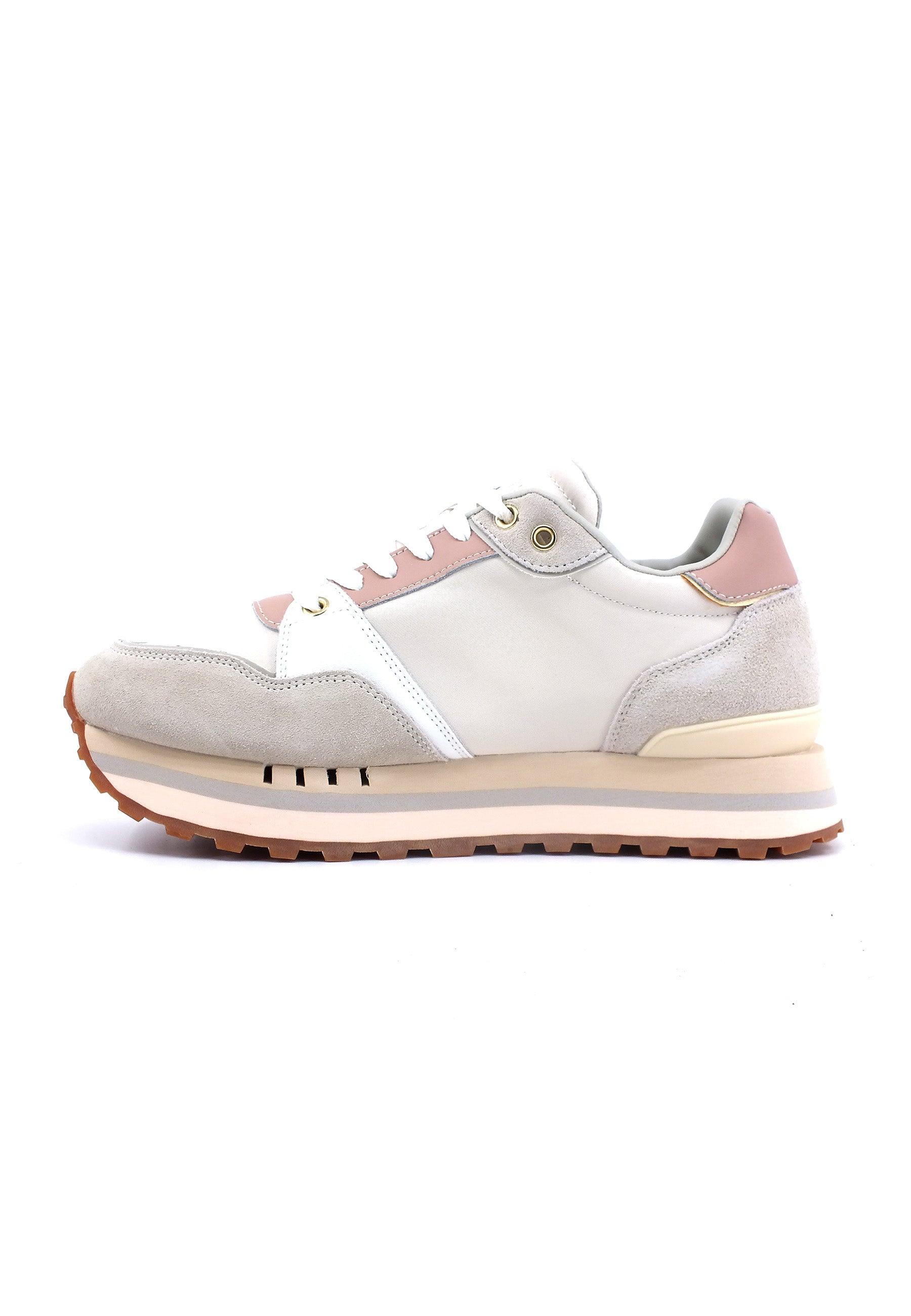 BLAUER Epss01 Sneaker Donna White Nude F3EPPS01 - Sandrini Calzature e Abbigliamento