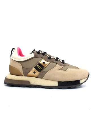 BLAUER Houma 01 Sneaker Donna Beige F2HOUMA01 - Sandrini Calzature e Abbigliamento