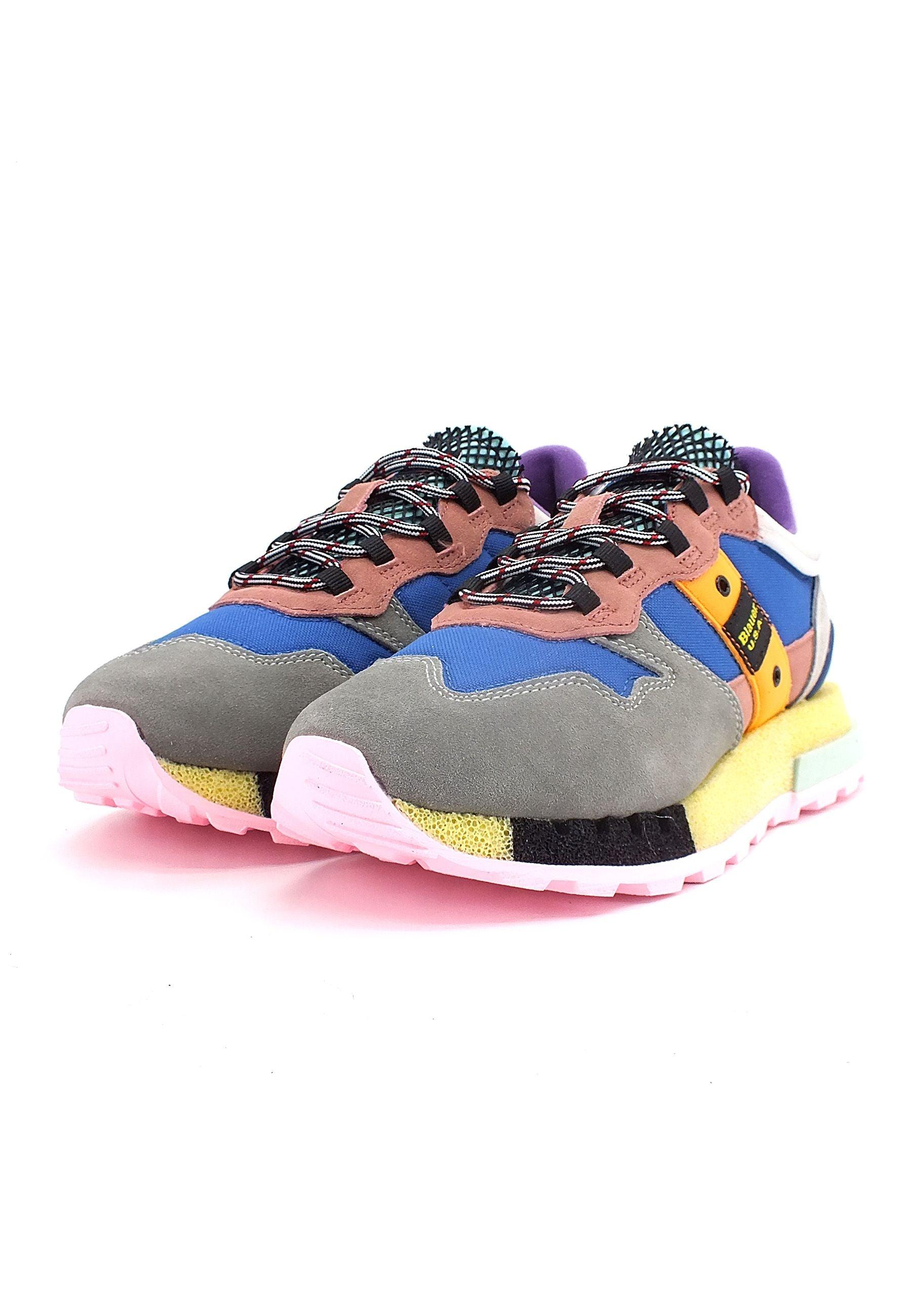 BLAUER Houma 1 Sneaker Donna Royal Blue F2HOUMA01 - Sandrini Calzature e Abbigliamento