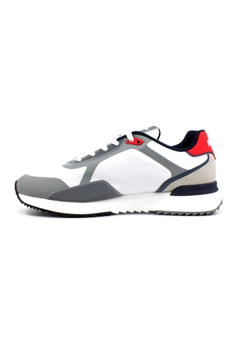 BLAUER Hoxie 01 Sneaker Uomo White Red Navy S3HOXIE01 - Sandrini Calzature e Abbigliamento