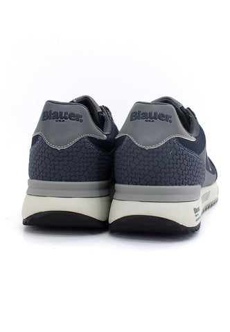 BLAUER Hoxie 02 Sneaker Uomo Blu Navy F2HOXIE02 - Sandrini Calzature e Abbigliamento