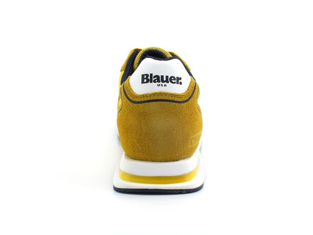 BLAUER Quartz 01 Sneaker Suede Nylon Yellow S2QUARTZ01 - Sandrini Calzature e Abbigliamento