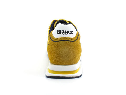 BLAUER Quartz 01 Sneaker Suede Nylon Yellow S2QUARTZ01 - Sandrini Calzature e Abbigliamento