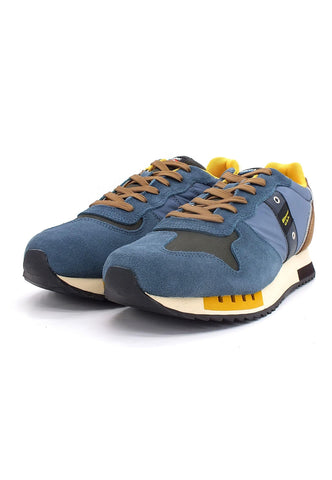 BLAUER Queens 01 Sneaker Uomo Blu Jeans F2QUEENS01 - Sandrini Calzature e Abbigliamento