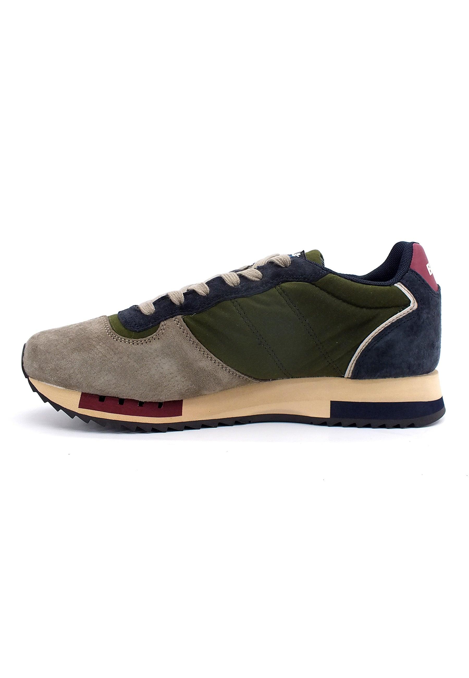 BLAUER Queens 01 Sneaker Uomo Military Navy F2QUEENS01 - Sandrini Calzature e Abbigliamento