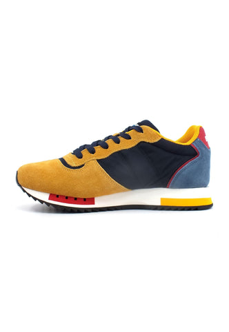 BLAUER Queens 01 Sneaker Uomo Yellow Navy S3QUEENSS01 - Sandrini Calzature e Abbigliamento