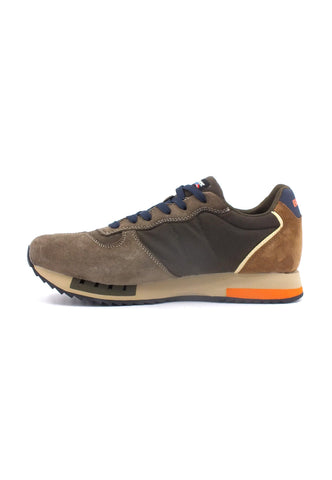 BLAUER Queens01 Sneaker Uomo Military Brown F3QUEENS01 - Sandrini Calzature e Abbigliamento