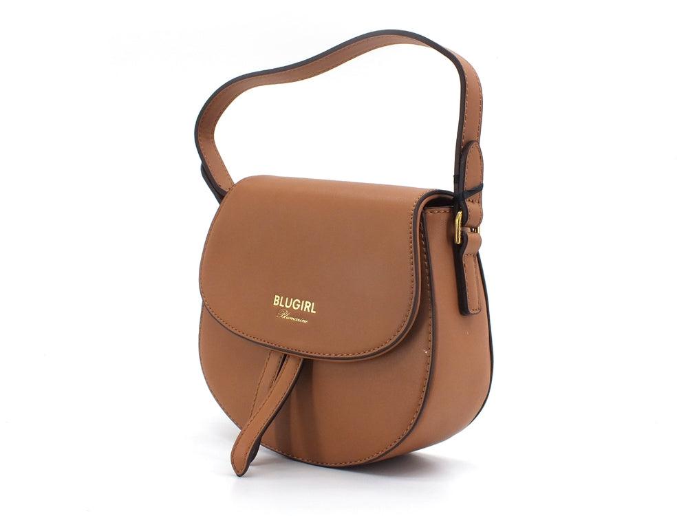 BLUGIRL Blumarine M Borsa Bag Crossbody Castano Brown PA2040E0037 - Sandrini Calzature e Abbigliamento