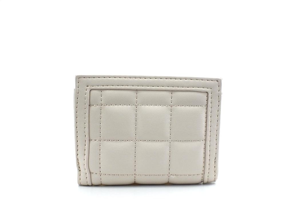 BLUGIRL Blumarine Portafoglio Bifold Logo Zip Beige Alabaster PA2028E0002 - Sandrini Calzature e Abbigliamento