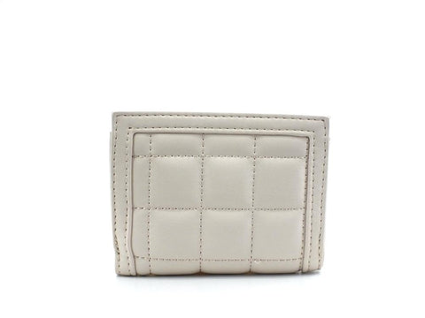 BLUGIRL Blumarine Portafoglio Bifold Logo Zip Beige Alabaster PA2028E0002 - Sandrini Calzature e Abbigliamento