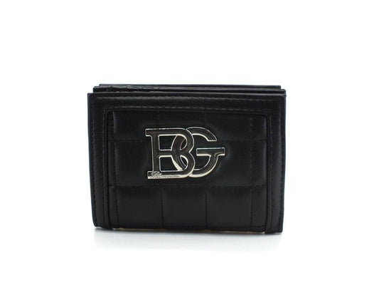 BLUGIRL Blumarine Portafoglio Bifold Logo Zip Nero Black PA2028E0002 - Sandrini Calzature e Abbigliamento