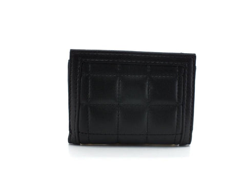 BLUGIRL Blumarine Portafoglio Bifold Logo Zip Nero Black PA2028E0002 - Sandrini Calzature e Abbigliamento