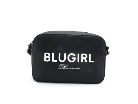 BLUGIRL Borsa Camera Case Maxi Logo Tracolla Nero PA2003E0086 - Sandrini Calzature e Abbigliamento