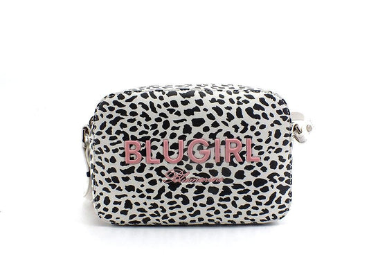 BLUGIRL Borsa Ecs M Camera Case Maculato Off White PA2003E0419 - Sandrini Calzature e Abbigliamento