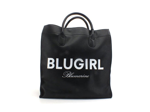 BLUGIRL Borsa Shopper Maxi Logo Nero PA2001E0086 - Sandrini Calzature e Abbigliamento