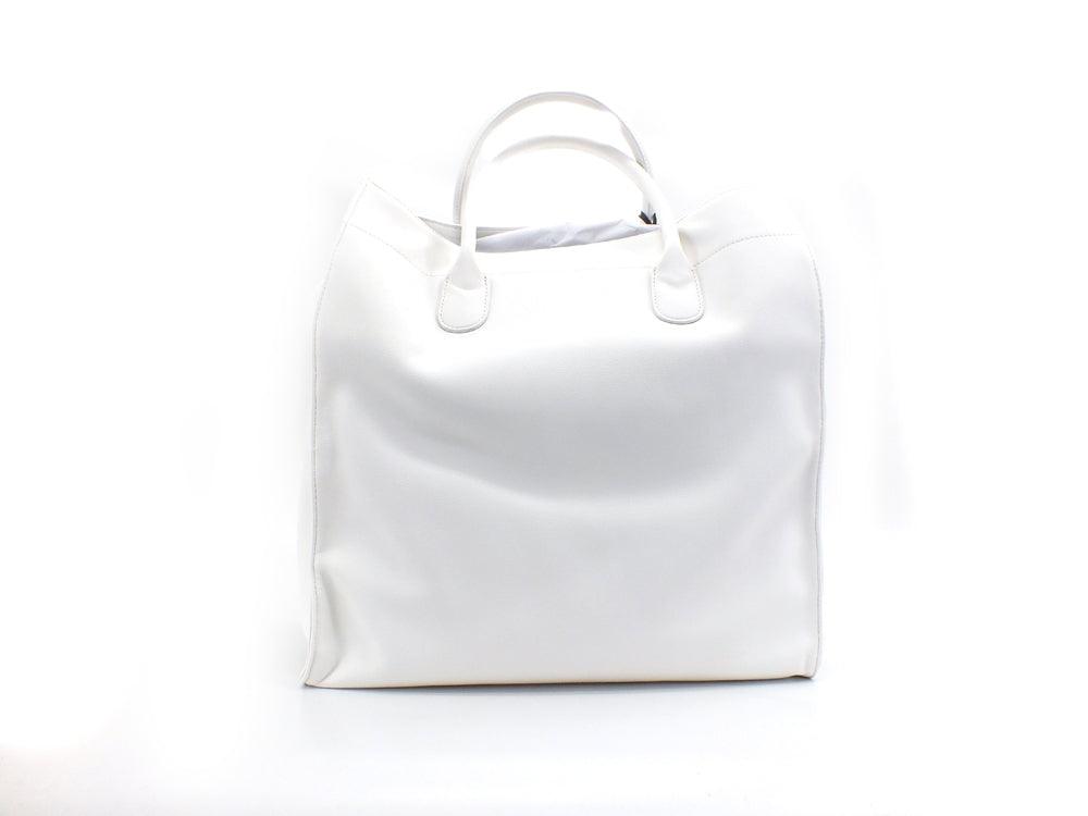 BLUGIRL Borsa Shopper Maxi Logo Off White PA2001E0086 - Sandrini Calzature e Abbigliamento