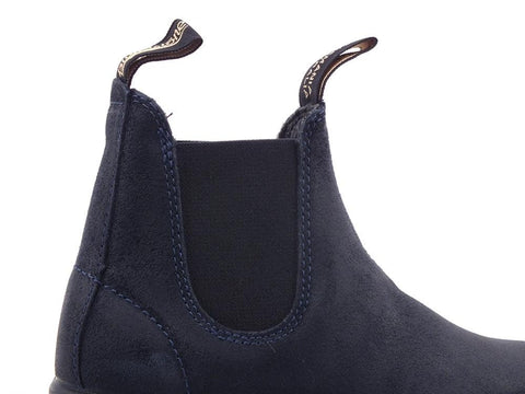 BLUNDSTONE Polacco Elastici Suede Navy 1912 - Sandrini Calzature e Abbigliamento