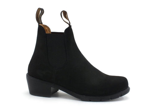 BLUNDSTONE Polacco Stivaletto Tacco Black Nubuck 1960 - Sandrini Calzature e Abbigliamento