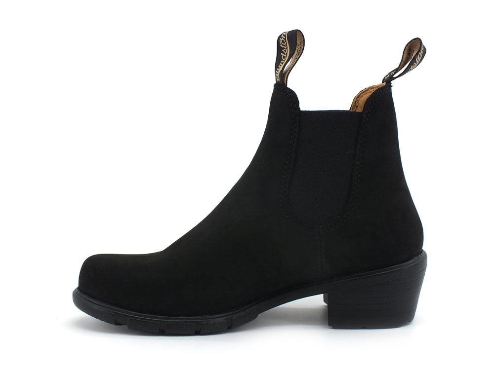 BLUNDSTONE Polacco Stivaletto Tacco Black Nubuck 1960 - Sandrini Calzature e Abbigliamento