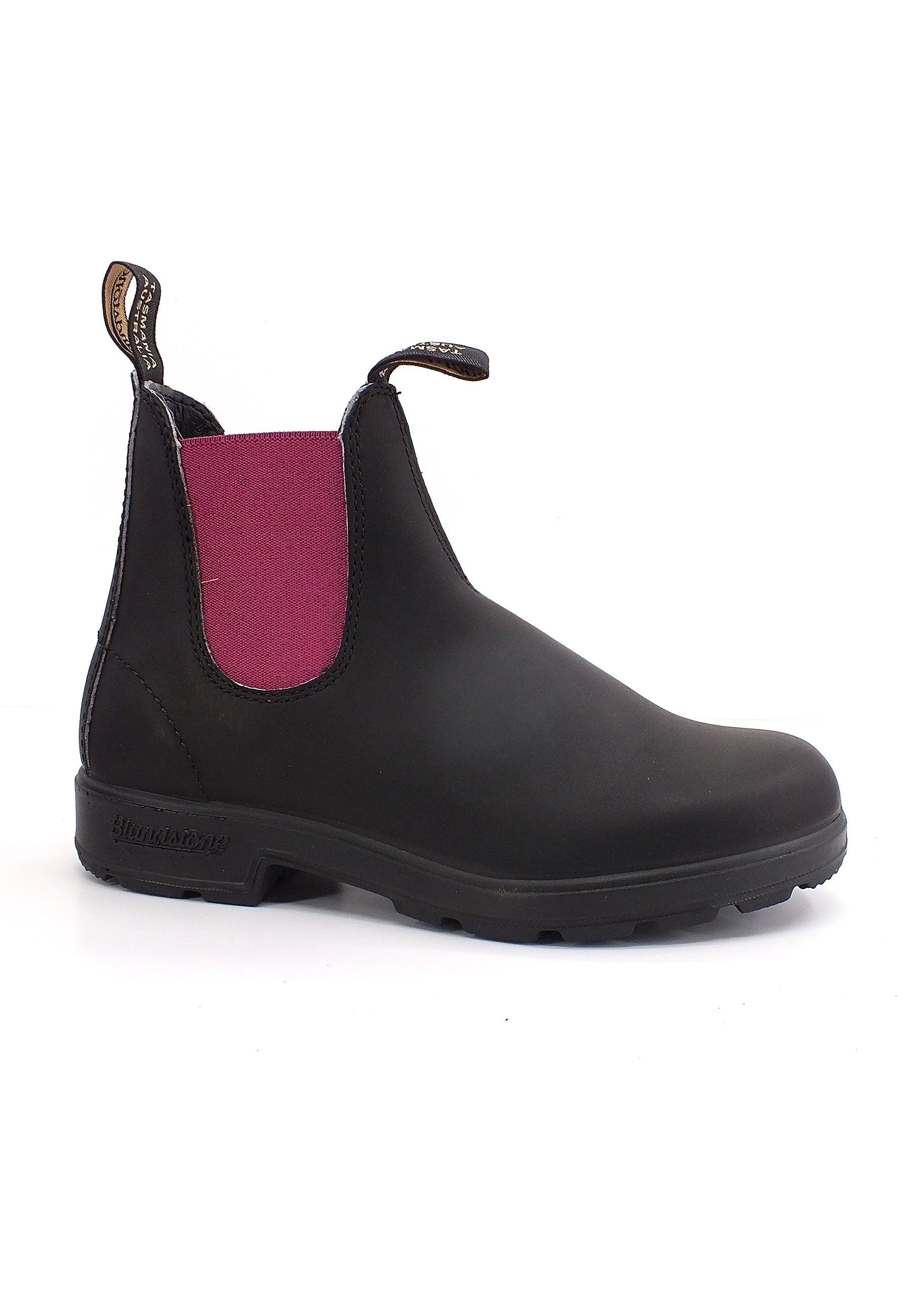 BLUNDSTONE Stivaletto Polacco Donna Black Fuchsia 2208 - Sandrini Calzature e Abbigliamento