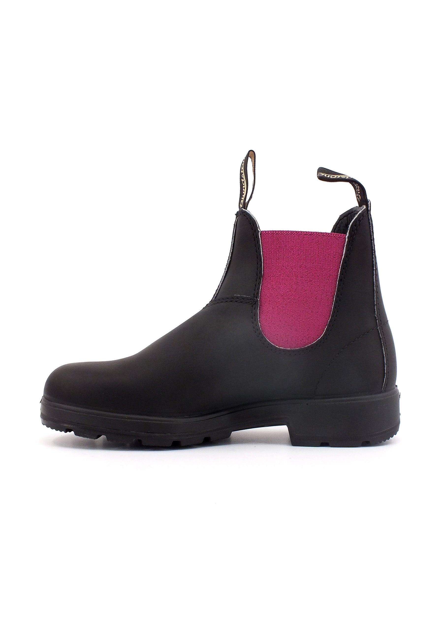 BLUNDSTONE Stivaletto Polacco Donna Black Fuxia 2208 - Sandrini Calzature e Abbigliamento