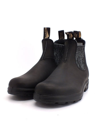 BLUNDSTONE Stivaletto Polacco Donna Black Silver Glitter 2032 - Sandrini Calzature e Abbigliamento