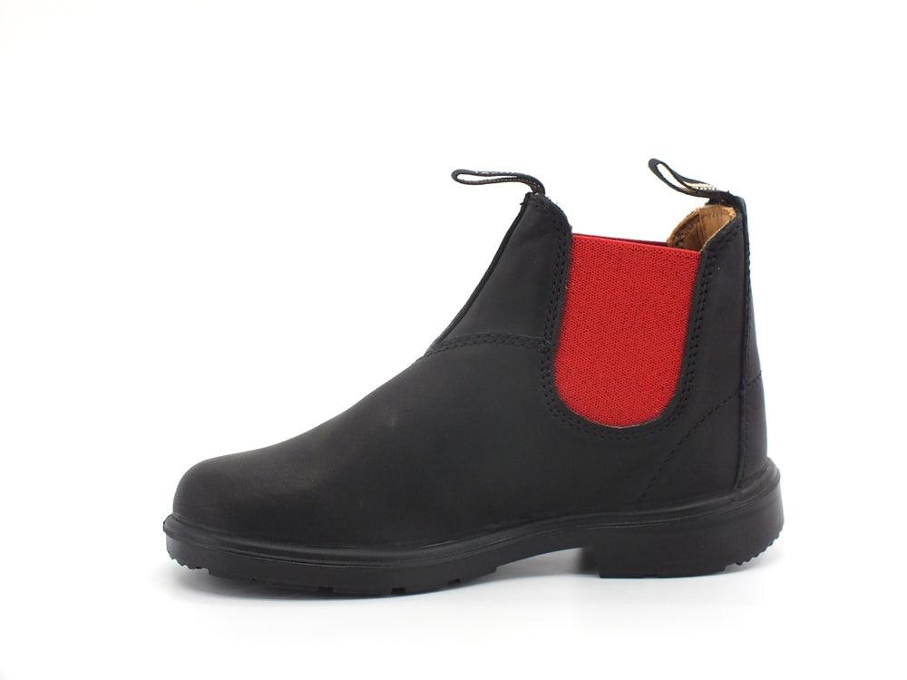 BLUNDSTONE Stivaletto Polacco Elastici Black Red 581 - Sandrini Calzature e Abbigliamento