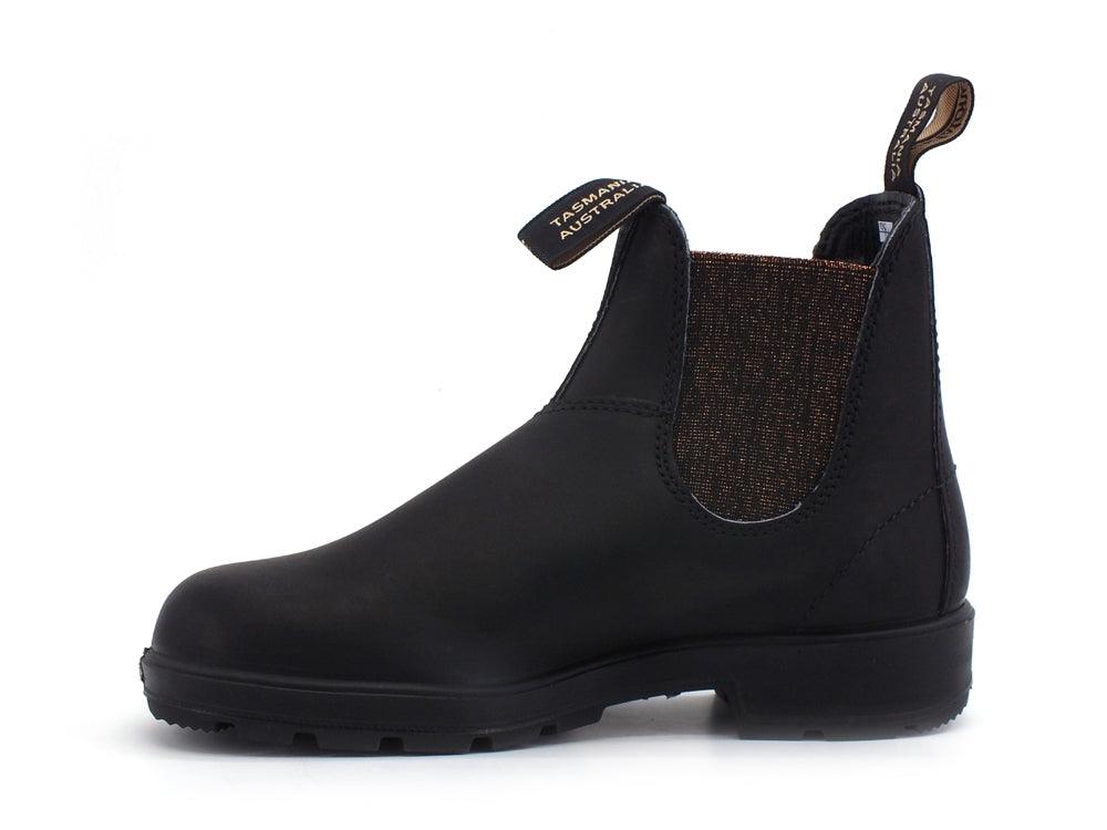 BLUNDSTONE Stivaletto Polacco Elastici Glitter Black Bronze 1924 - Sandrini Calzature e Abbigliamento