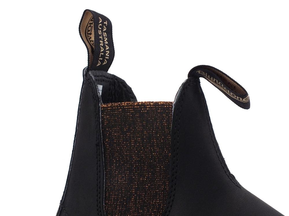 BLUNDSTONE Stivaletto Polacco Elastici Glitter Black Bronze 1924 - Sandrini Calzature e Abbigliamento