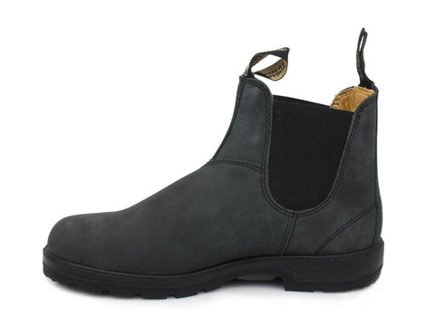 BLUNDSTONE Stivaletto Polacco Elastici Rustic Black 587 - Sandrini Calzature e Abbigliamento