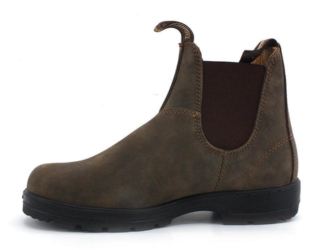 BLUNDSTONE Stivaletto Polacco Elastici Rustic Brown 585 - Sandrini Calzature e Abbigliamento