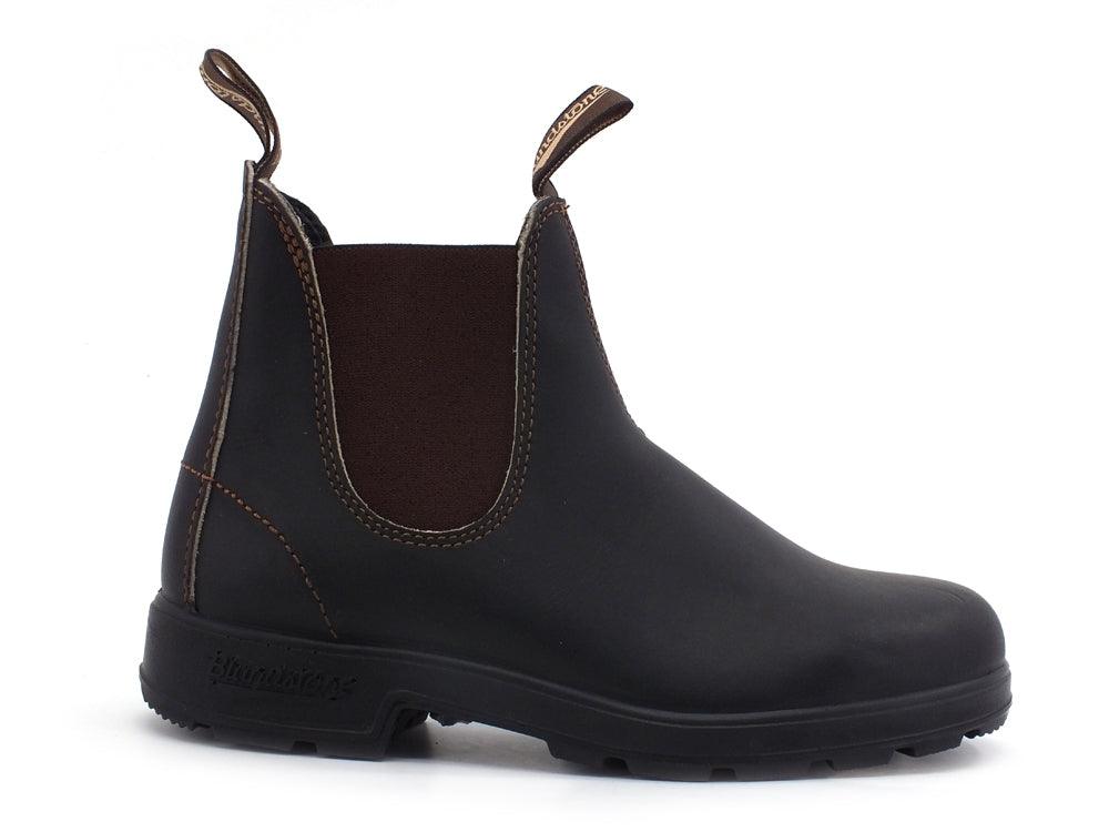 BLUNDSTONE Stivaletto Polacco Elastici Stout Brown 500 - Sandrini Calzature e Abbigliamento