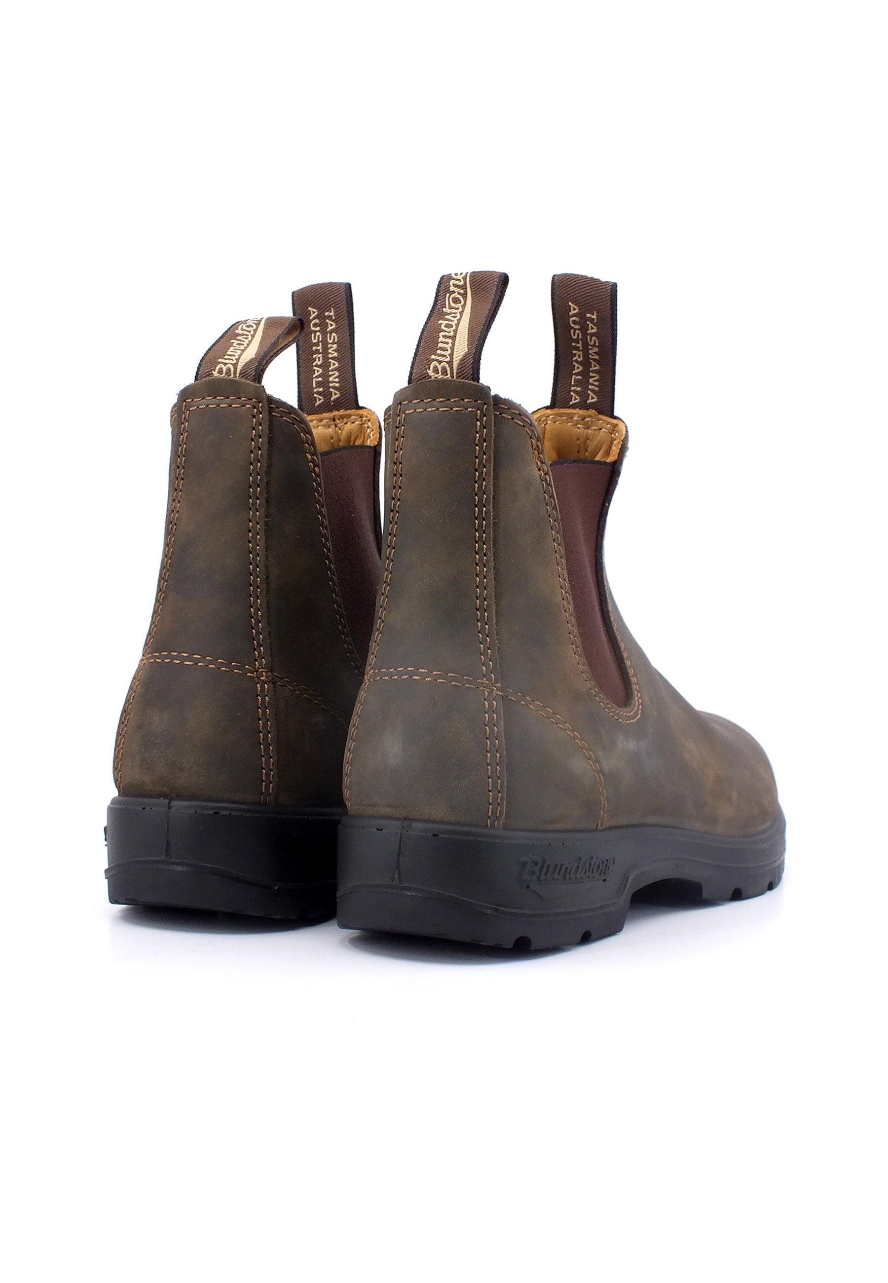 BLUNDSTONE Stivaletto Polacco Uomo Rustic Brown 585U - Sandrini Calzature e Abbigliamento