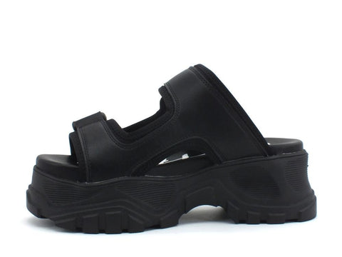 BUFFALO Ciabatta Black GLDROS2 - Sandrini Calzature e Abbigliamento