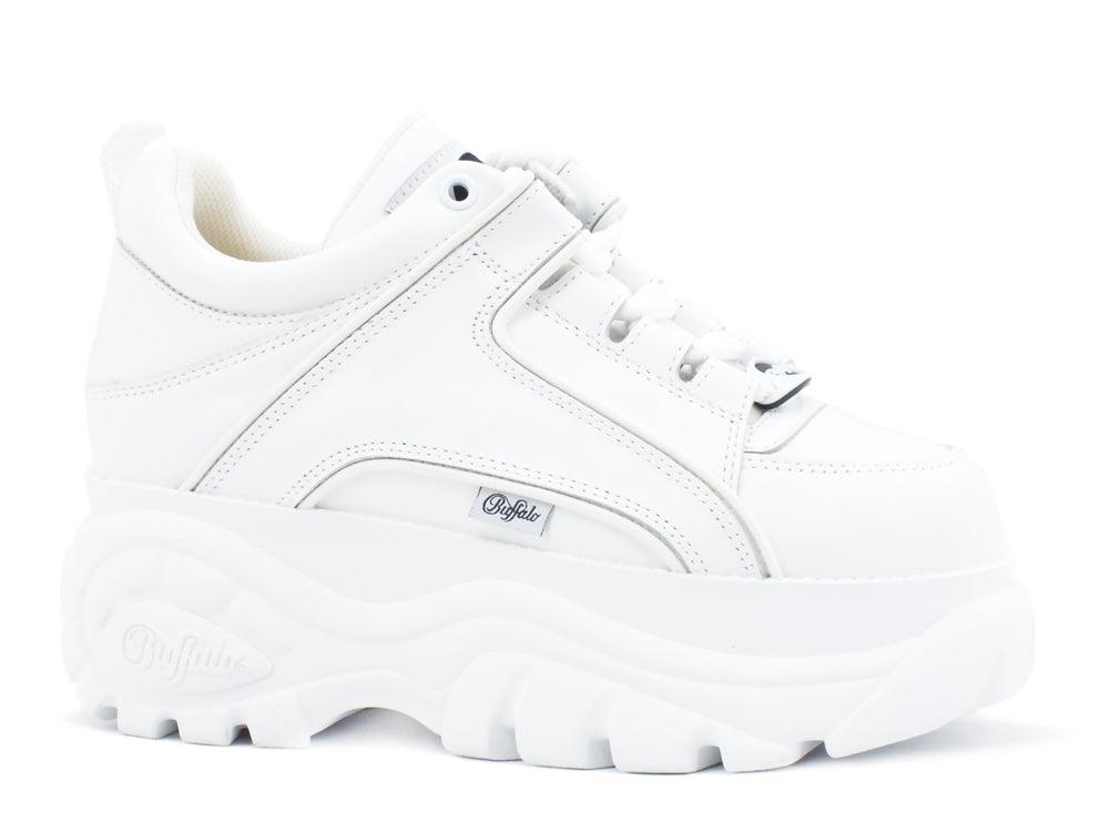 BUFFALO Sneaker White Cow 1339-14 - Sandrini Calzature e Abbigliamento