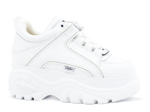 BUFFALO Sneaker White Cow 1339-14 - Sandrini Calzature e Abbigliamento