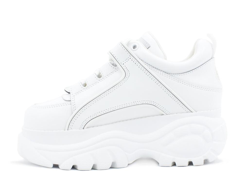 BUFFALO Sneaker White Cow 1339-14 - Sandrini Calzature e Abbigliamento