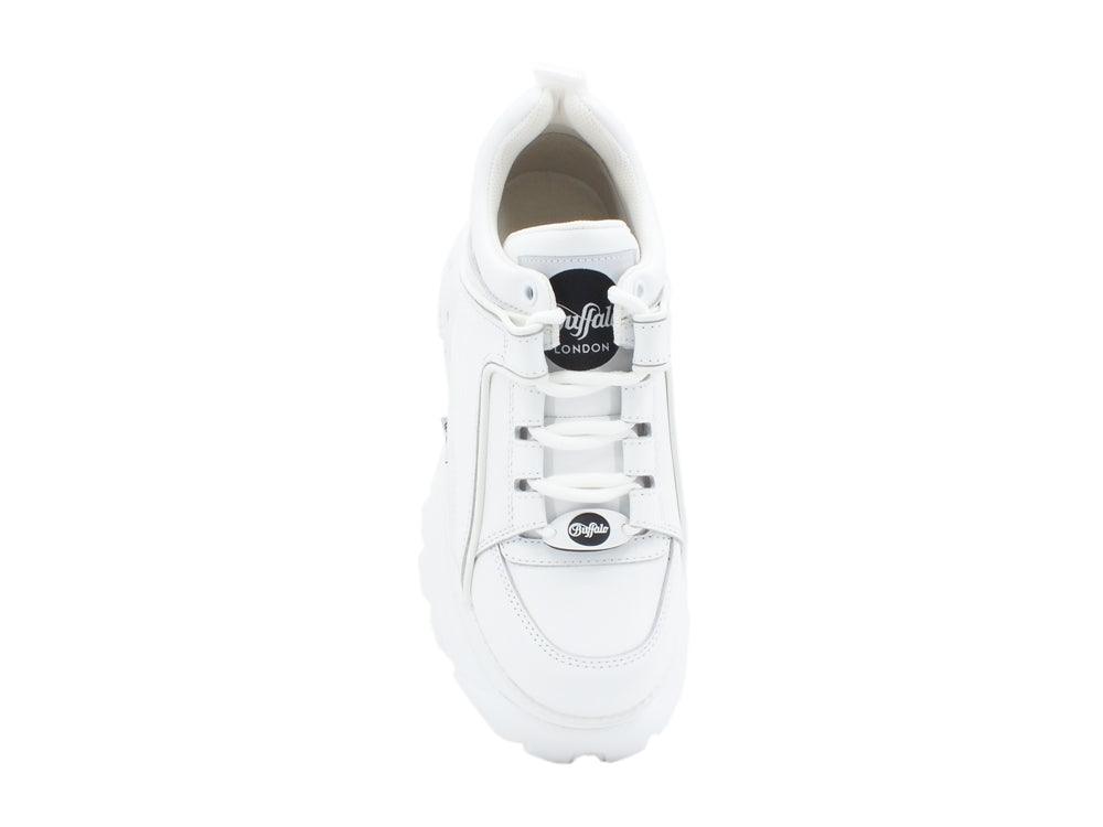 BUFFALO Sneaker White Cow 1339-14 - Sandrini Calzature e Abbigliamento