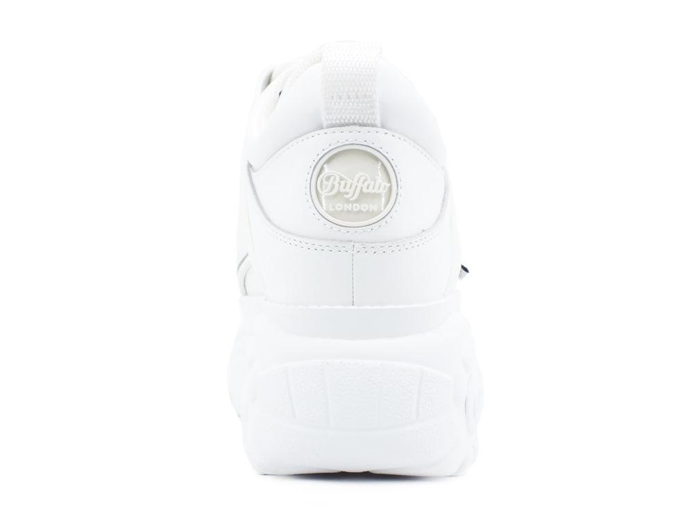 BUFFALO Sneaker White Cow 1339-14 - Sandrini Calzature e Abbigliamento