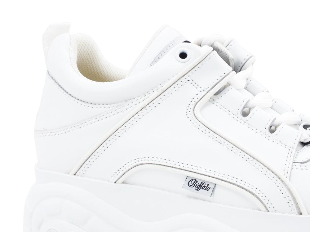 BUFFALO Sneaker White Cow 1339-14 - Sandrini Calzature e Abbigliamento