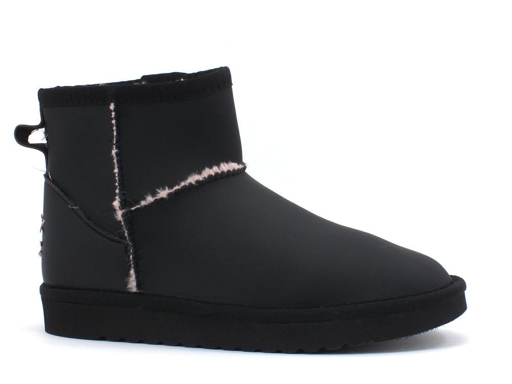 C1BERIAN Boot Montone Nero Rosa A103 BOOT - Sandrini Calzature e Abbigliamento