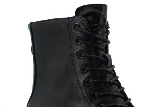 CAFENOIR Anfibio Stivaletto Tacco Nero Verde FGF134 - Sandrini Calzature e Abbigliamento