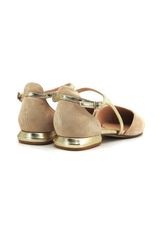 CAFENOIR Ballerina Donna Ecru Beige ED5001 - Sandrini Calzature e Abbigliamento