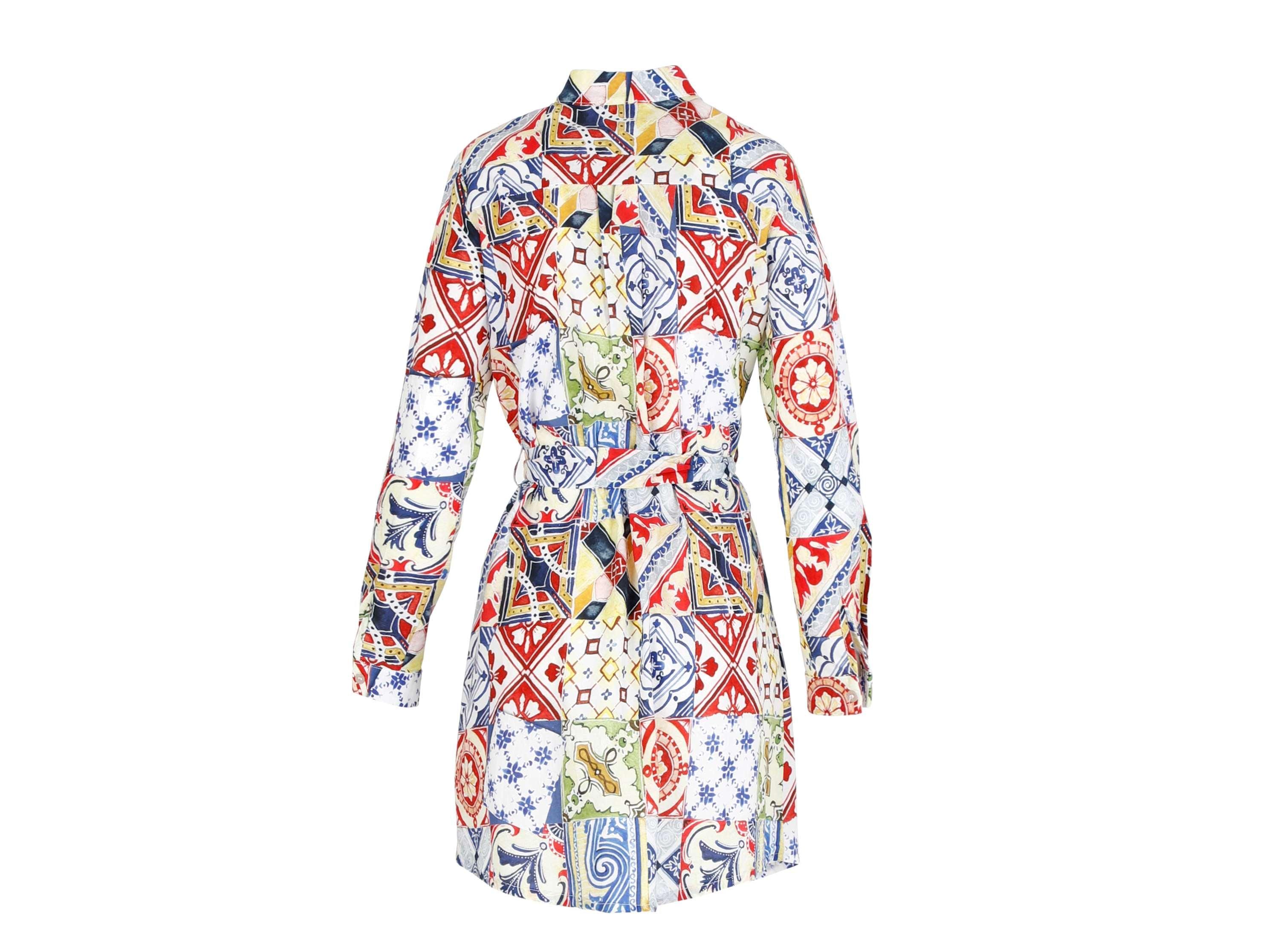CAFENOIR Camicia Abito Fantasia Maiolica Multicolor JC0014 - Sandrini Calzature e Abbigliamento